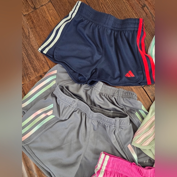 Adidas Youth Girls Soccer Track Mesh Shorts Sz Small (7-8) EUC Various Colors - Picture 9 of 11